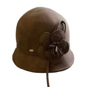 Scala Vintage Style Wool Cloche Hat